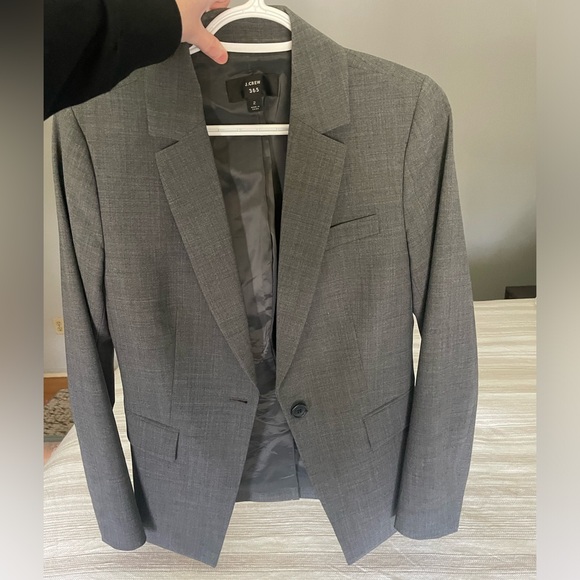 J. Crew - Grey Blazer - Picture 1 of 2